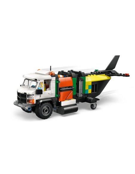 LEGO CITY 60505 Avion, camion d’assistance et aéroglisseur modulable