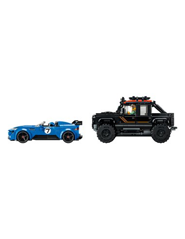 LEGO Speed 77264 La Jaguar Project 7 et le Land Rover Defender