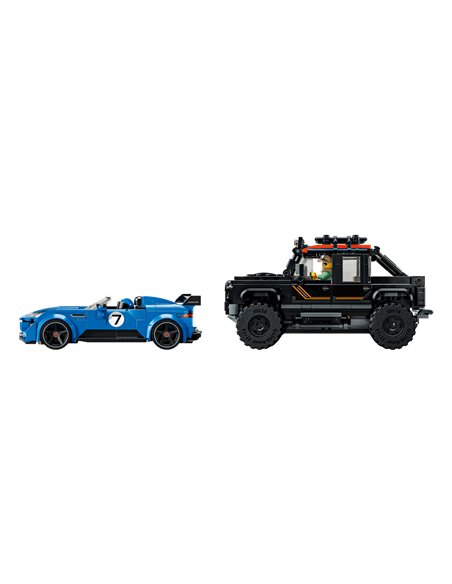LEGO Speed 77264 La Jaguar Project 7 et le Land Rover Defender