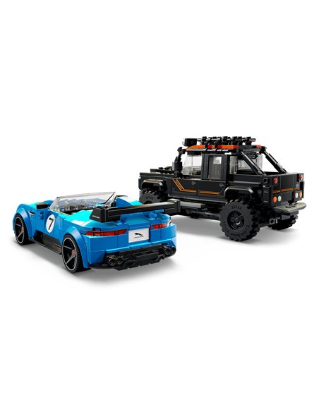LEGO Speed 77264 La Jaguar Project 7 et le Land Rover Defender