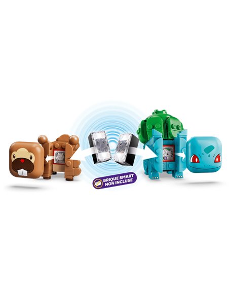 LEGO POKEMON 72155 SMART Play™ : Bulbizarre et Keunotor, délice de baies