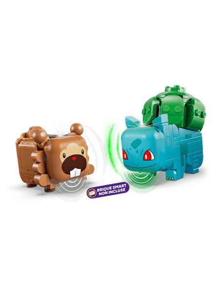 LEGO POKEMON 72155 SMART Play™ : Bulbizarre et Keunotor, délice de baies