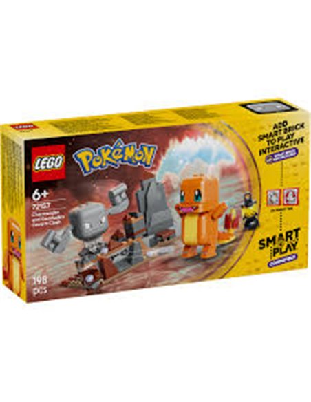 LEGO POKEMON 72157 SMART Play™ : Salamèche et Racaillou, le combat dans la grotte