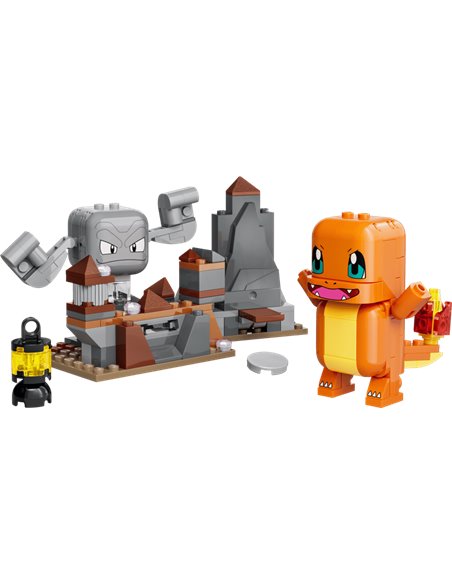 LEGO POKEMON 72157 SMART Play™ : Salamèche et Racaillou, le combat dans la grotte
