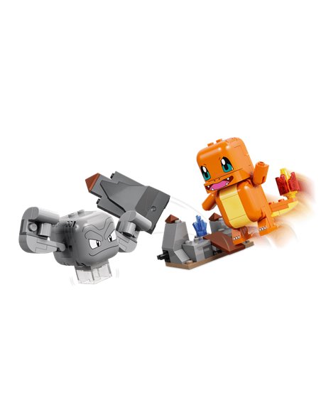 LEGO POKEMON 72157 SMART Play™ : Salamèche et Racaillou, le combat dans la grotte