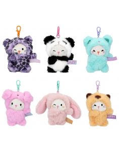 Penfection Tiny Crew Chaton Peluche Porte-Clés