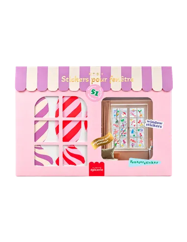Stickers vitre de Noël - Pastel - la petite épicerie