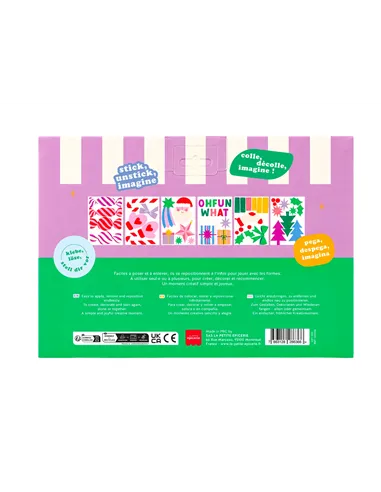 Stickers vitre de Noël - Pastel - la petite épicerie