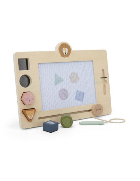 Tableau magique couleur en bois Trixie Baby