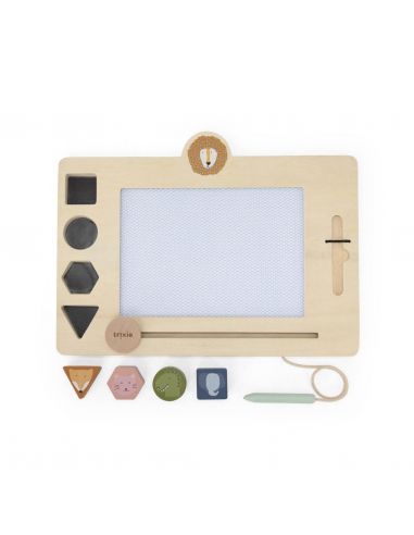 Tableau magique couleur en bois Trixie Baby