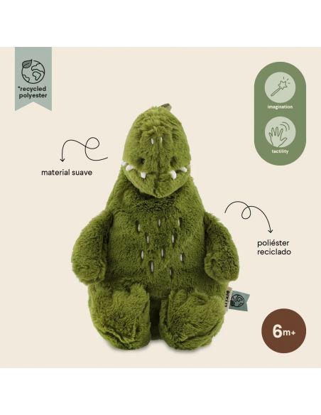 Plush animal Mr. Dino - Le Monde Imaginaire