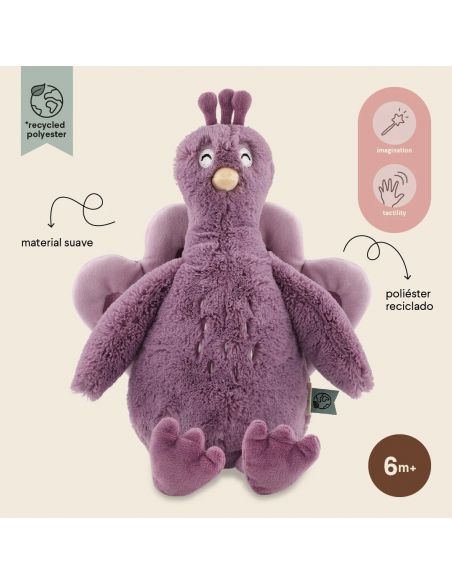 Peluche Mrs. Peacock grande - Le Monde Imaginaire