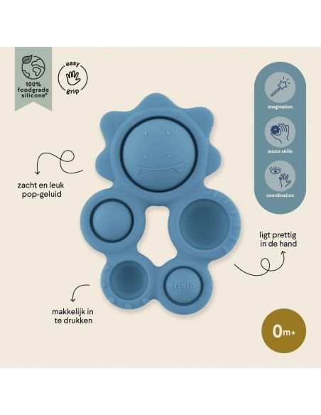 Jouet pop-it en silicone Mr. Triceratops - Trixie