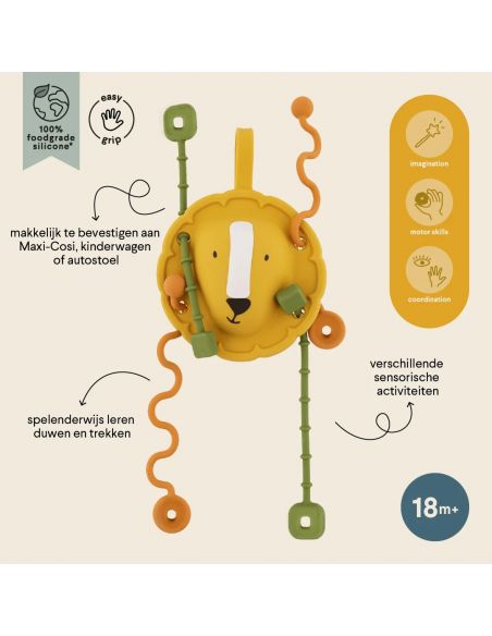 Jouet sensoriel Mr. Lion en silicone Trixie