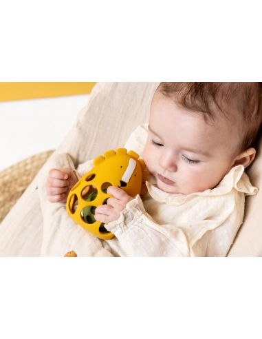 Hochet sensoriel en silicone Mr. Lion
