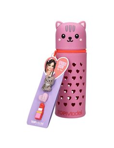 TOPModel Trousse en silicone chat PIN IT 2