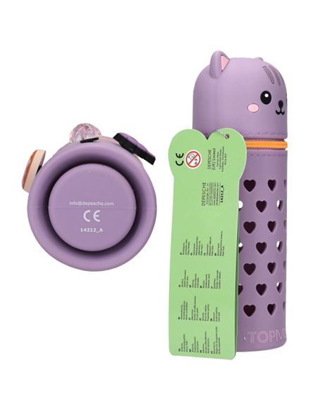 TOPModel Trousse en silicone chat PIN IT