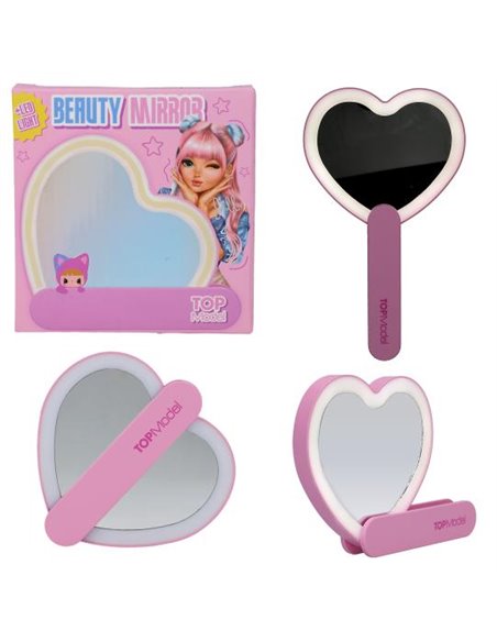 TOPModel Miroir coeur lumineux KPOP