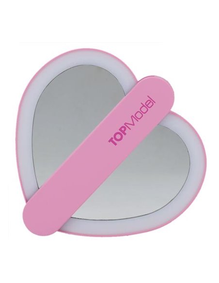 TOPModel Miroir coeur lumineux KPOP