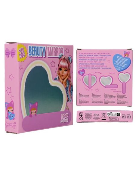 TOPModel Miroir coeur lumineux KPOP
