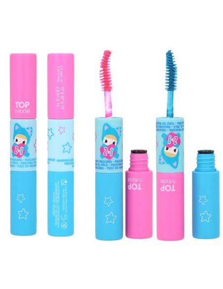 TOPModel Mascara pour cheveux 2 en 1 KPOP