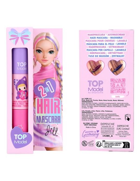 TOPModel Mascara pour cheveux 2 en 1 KPOP