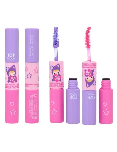 TOPModel Mascara pour cheveux 2 en 1 KPOP
