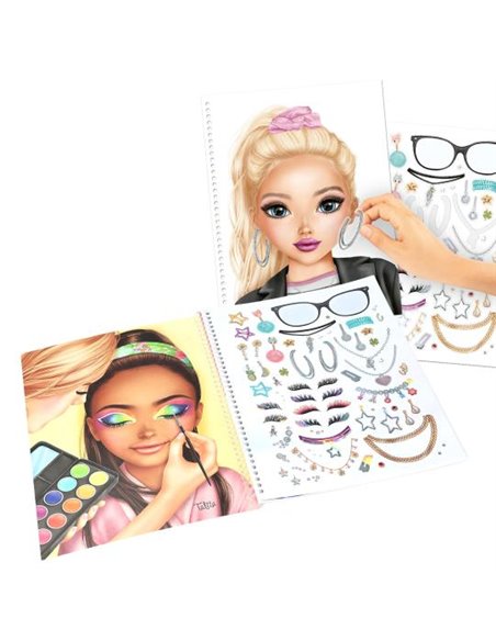 TOPModel Album à colorier Makeup