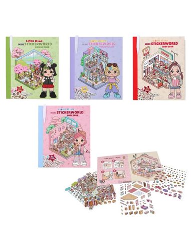 Lolli Riot Mini autocollants world