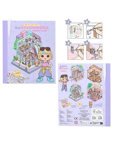 Lolli Riot Mini autocollants world