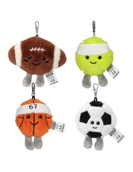 Action World Pendentif en peluche SPORTS