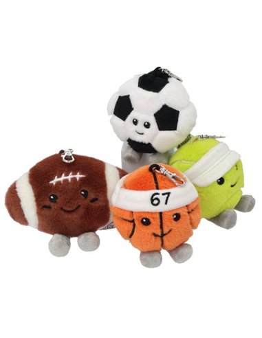 Action World Pendentif en peluche SPORTS