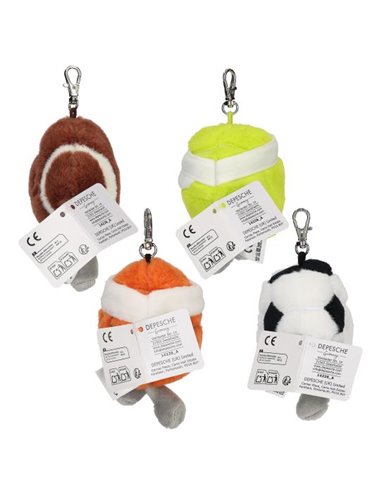 Action World Pendentif en peluche SPORTS