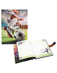 Action & Fun Journal intime football avec code et son