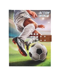 Action & Fun Journal intime football avec code et son 2
