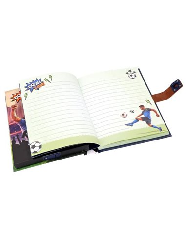 Action & Fun Journal intime football avec code et son