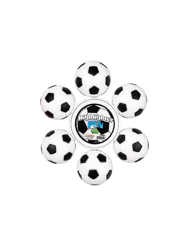 6 en 1 Surligneurs - Spinning FOOTBALL - Itotal