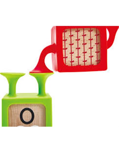 Ensemble de 4 cubes avec ventouse - Hape