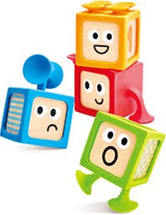 Ensemble de 4 cubes avec ventouse - Hape 2