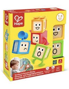 Ensemble de 4 cubes avec ventouse - Hape