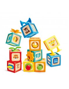 Ensemble de 10 cubes sensoriels - Hape 2