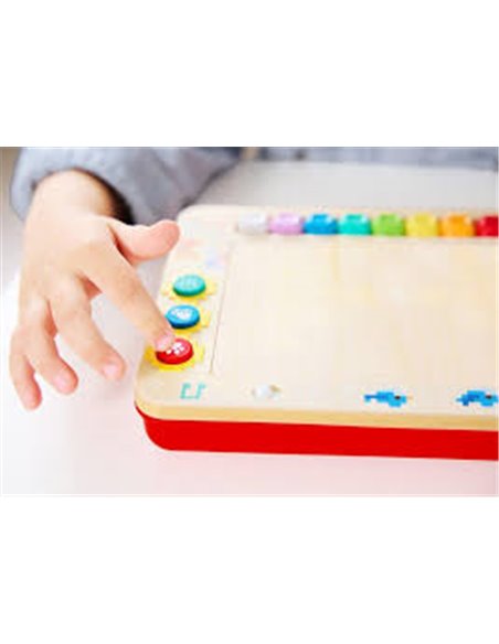 Petit piano pixel interactif - Hape