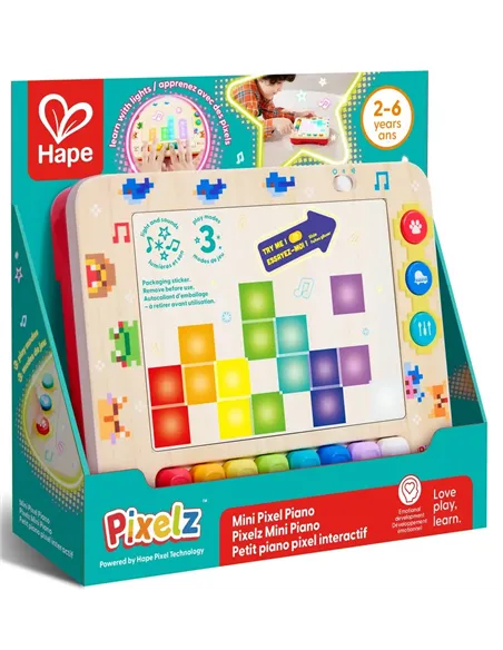 Petit piano pixel interactif - Hape