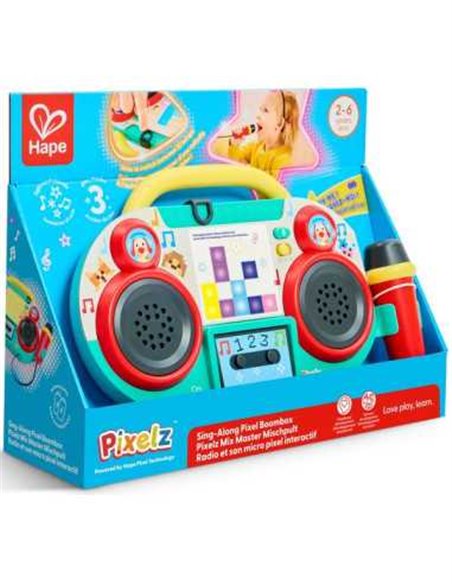 Radio et son micro pixel interactif - Hape