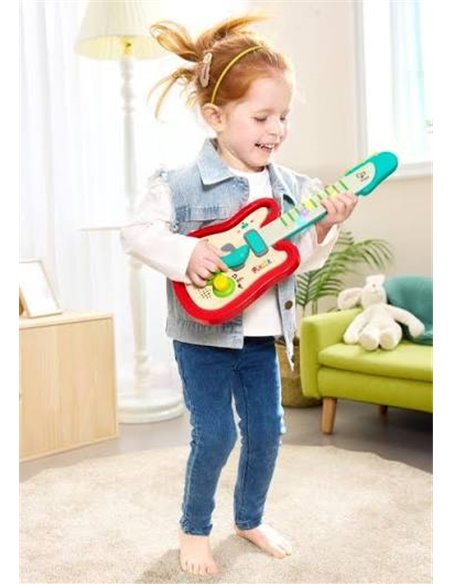 Guitare pixel interactif - rouge - Hape