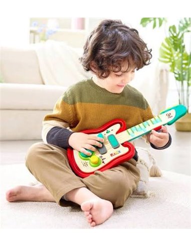 Guitare pixel interactif - rouge - Hape