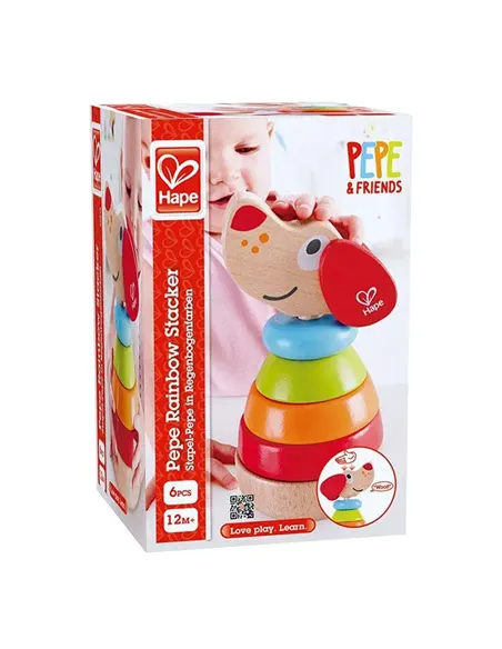Puppy arc-en-ciel à empiler - Hape