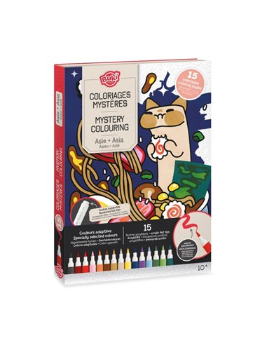 Coloriages mystères - Asie - Buki