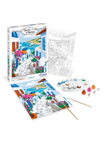 PALETTE D'ARTISTE - VOYAGE EN GRECE - Sentosphère