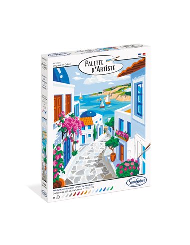 PALETTE D'ARTISTE - VOYAGE EN GRECE - Sentosphère